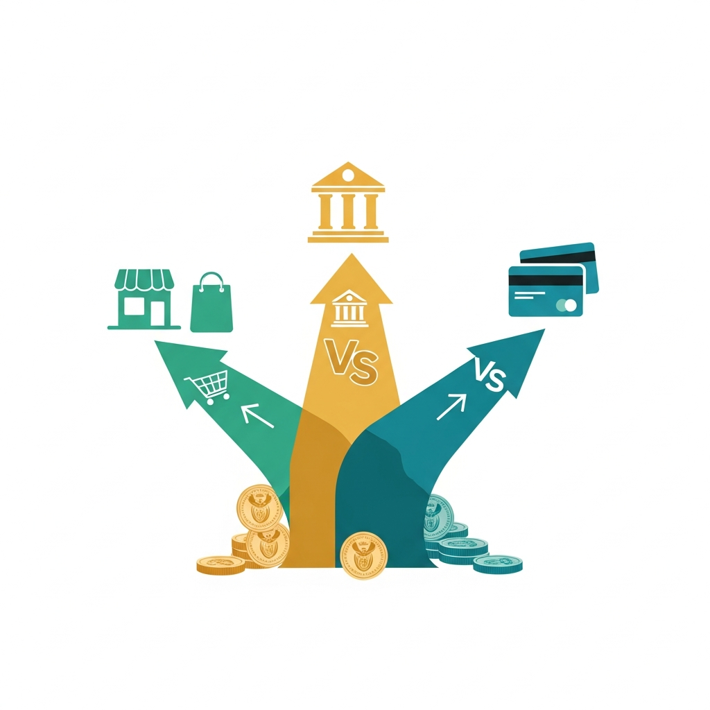 Store Accounts vs Personal Loans vs Credit Cards: Which Actually Costs More in South Africa?