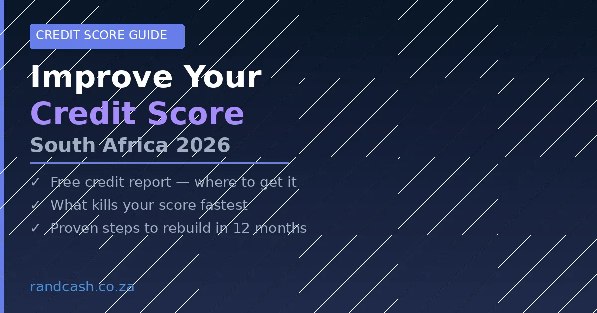 How to Improve Your Credit Score South Africa 2026: Proven Steps