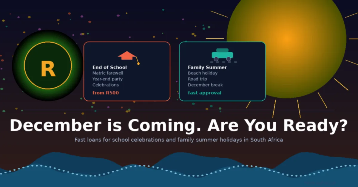 December is Coming: Fast Loans for School Parties and Family Summer Trips