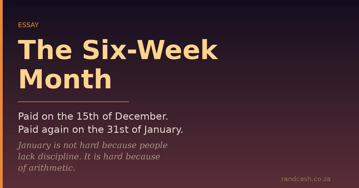 The Six-Week Month
