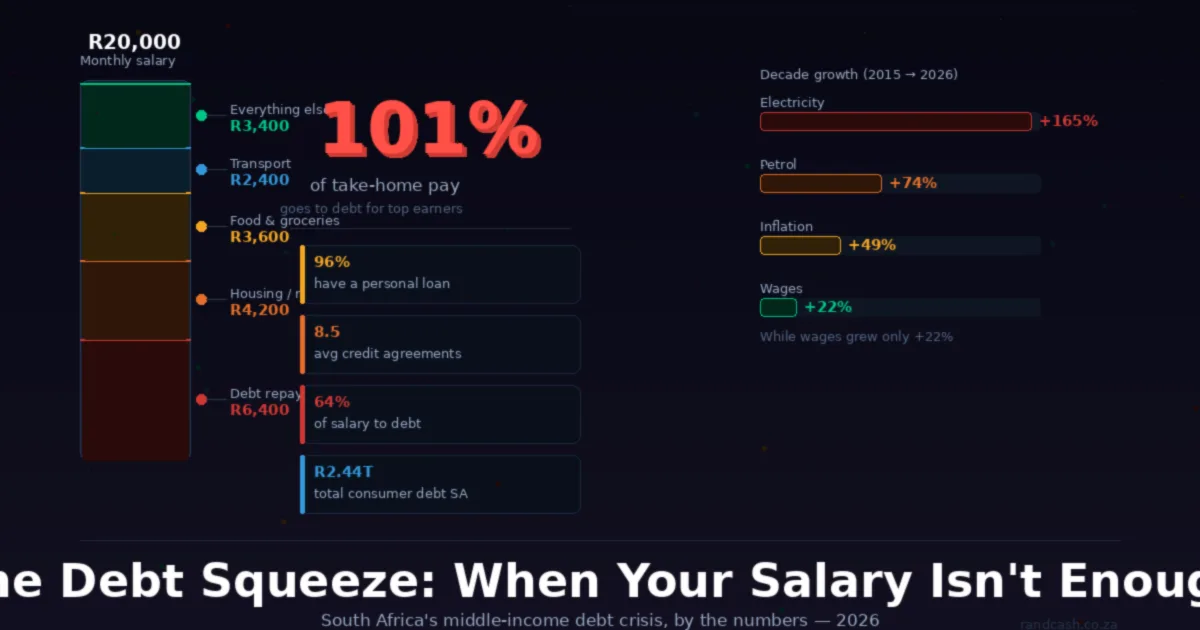 The Debt Squeeze: Why South Africa's Middle Earners Are Running Out of Salary