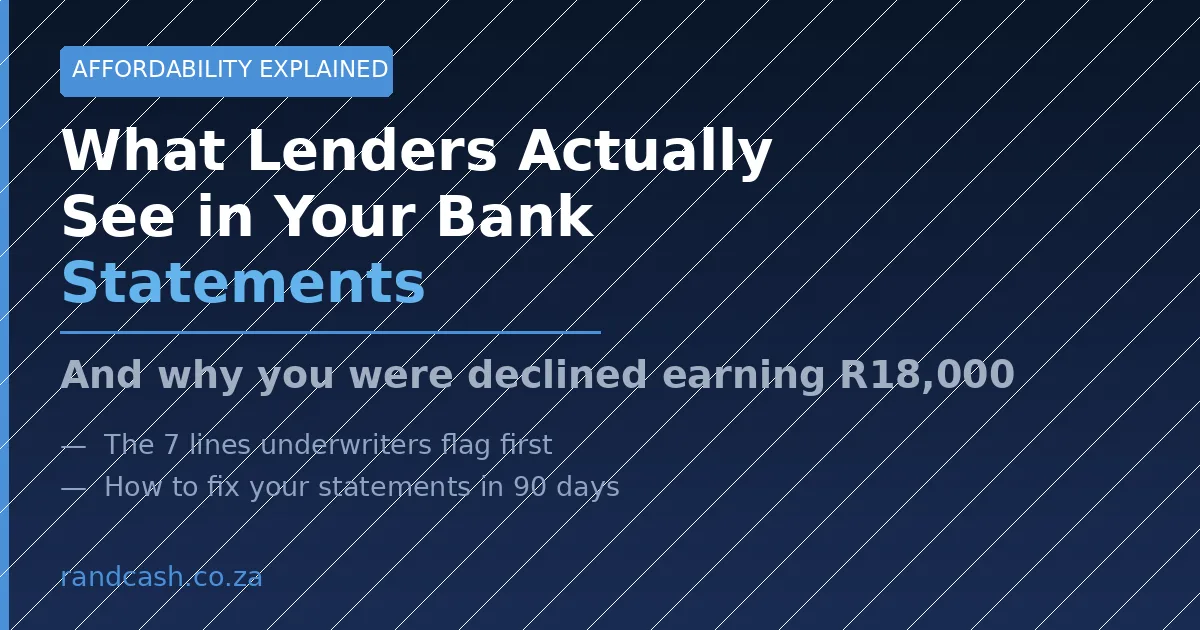 What Lenders Actually See in Your Bank Statements (And Why You Were Declined)