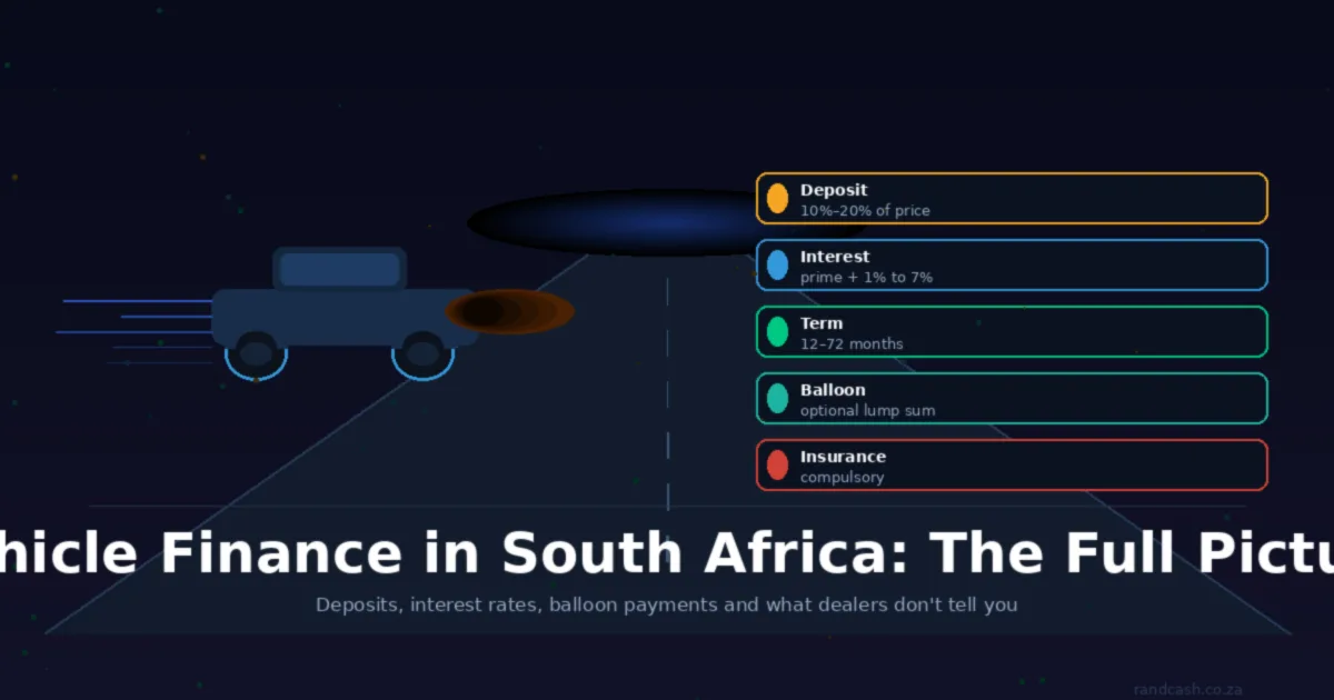 Vehicle Finance in South Africa: What Dealers Don't Tell You (But Should)