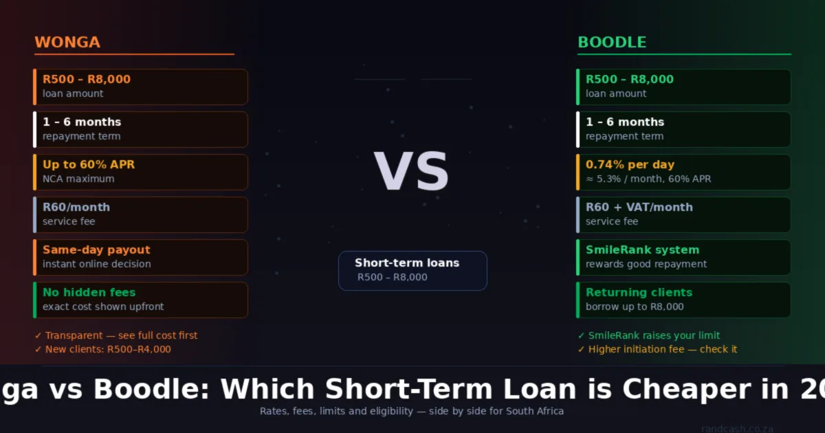 Wonga vs Boodle: Which Short-Term Loan is Cheaper in 2026?